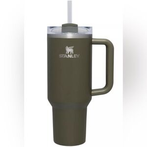 Olive green Stanley tumbler